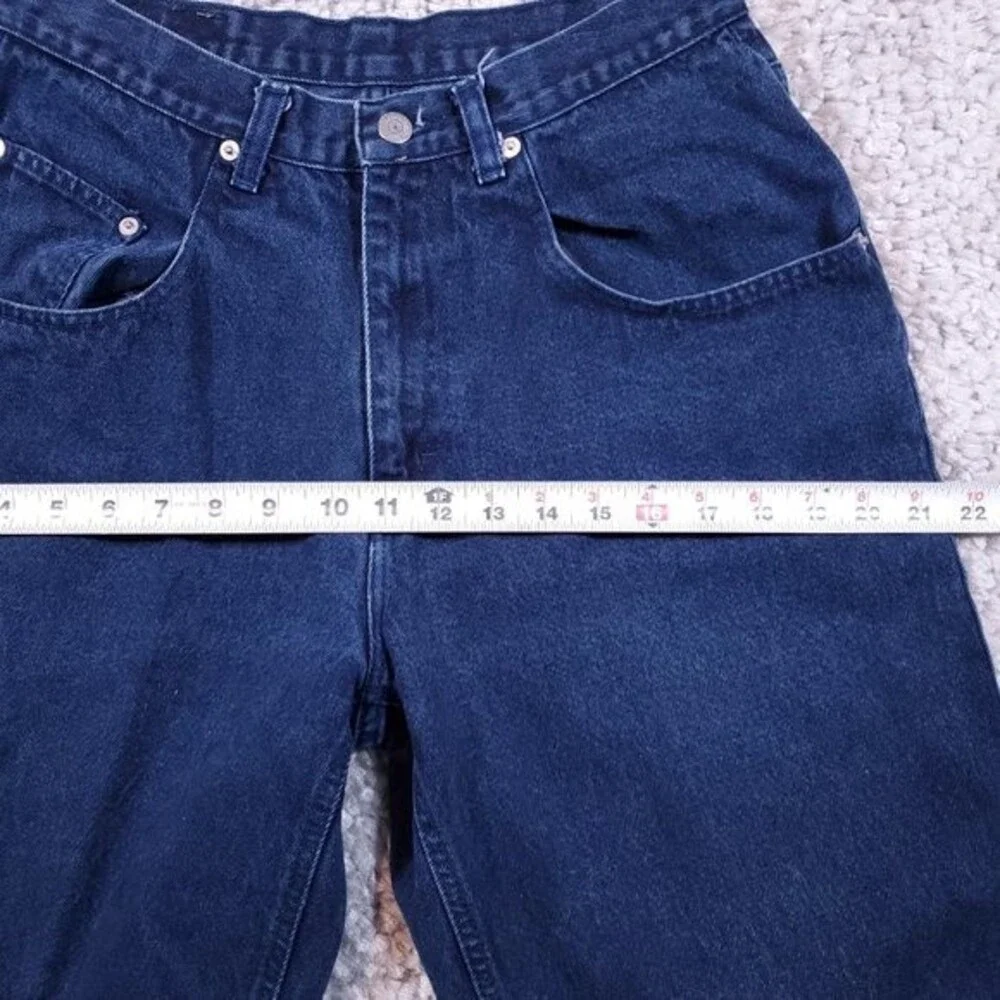 Vintage Size 32 Jordache High Rise Mom Jean Shorts Dark Wash Baggy Relaxed